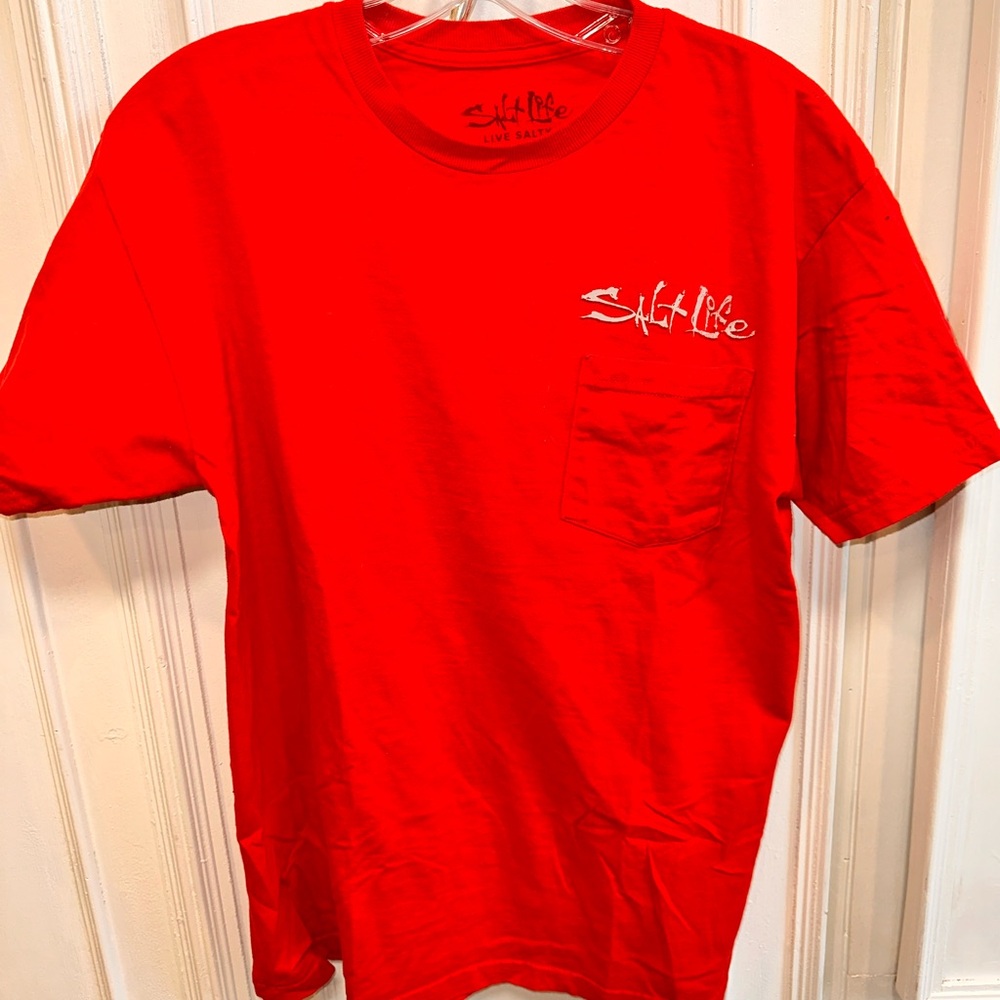 Salt Life Vibrant Red Short Sleeve Tee